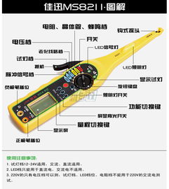 佳迅MS8211汽车电路检测仪 功能解析与教学应用指南